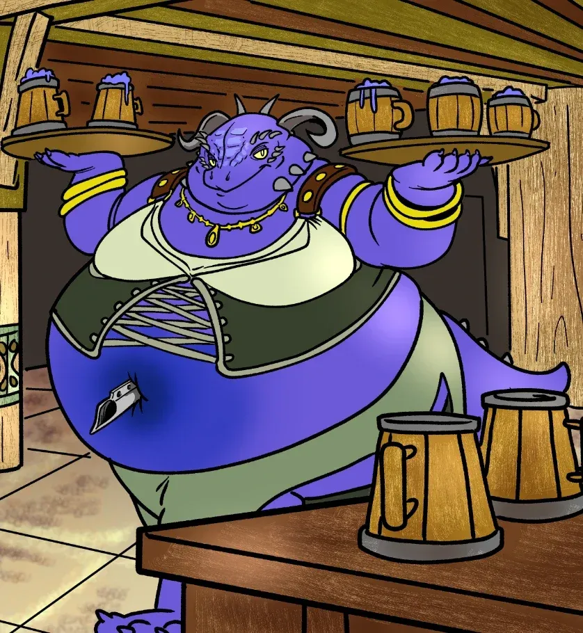 Avatar of Blueberry Argonian Waiter [Xelthar]