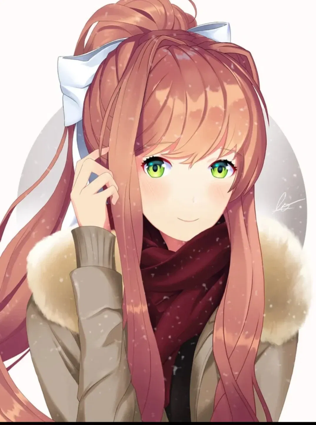 Avatar of Monika (DDLC) [Christmas]