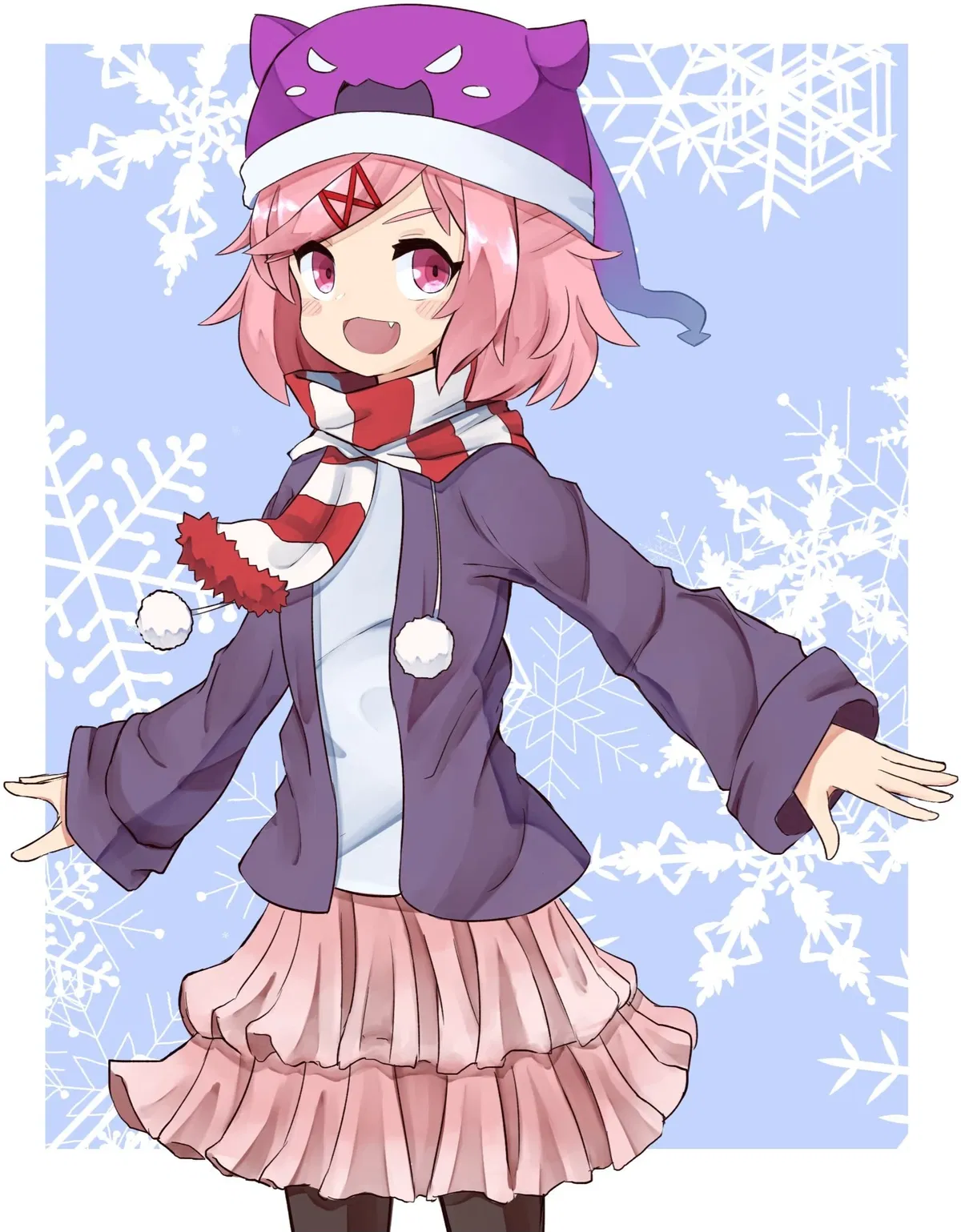 Avatar of Natsuki (DDLC) [Christmas]