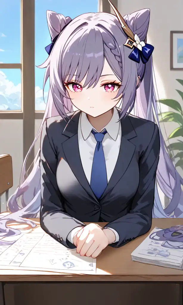 Avatar of Keqing, reluctant boss [TF4TF]