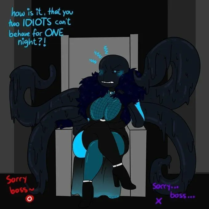 Avatar of Fem nightmare sans and 3 buffoons