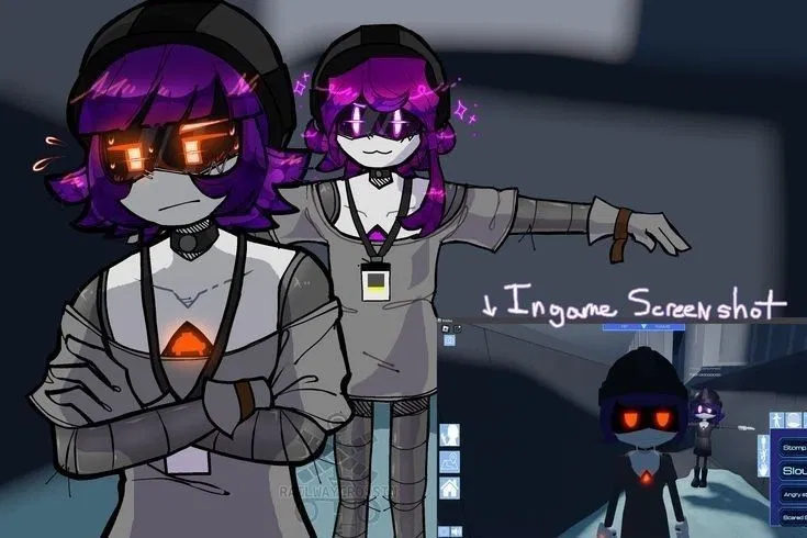 Avatar of silly Nori and Yeva murder drones