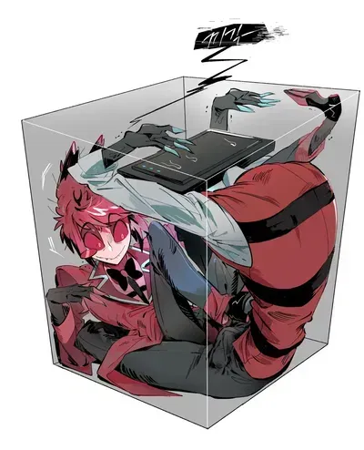 Avatar of Alastor and Vox Stuck In a Box