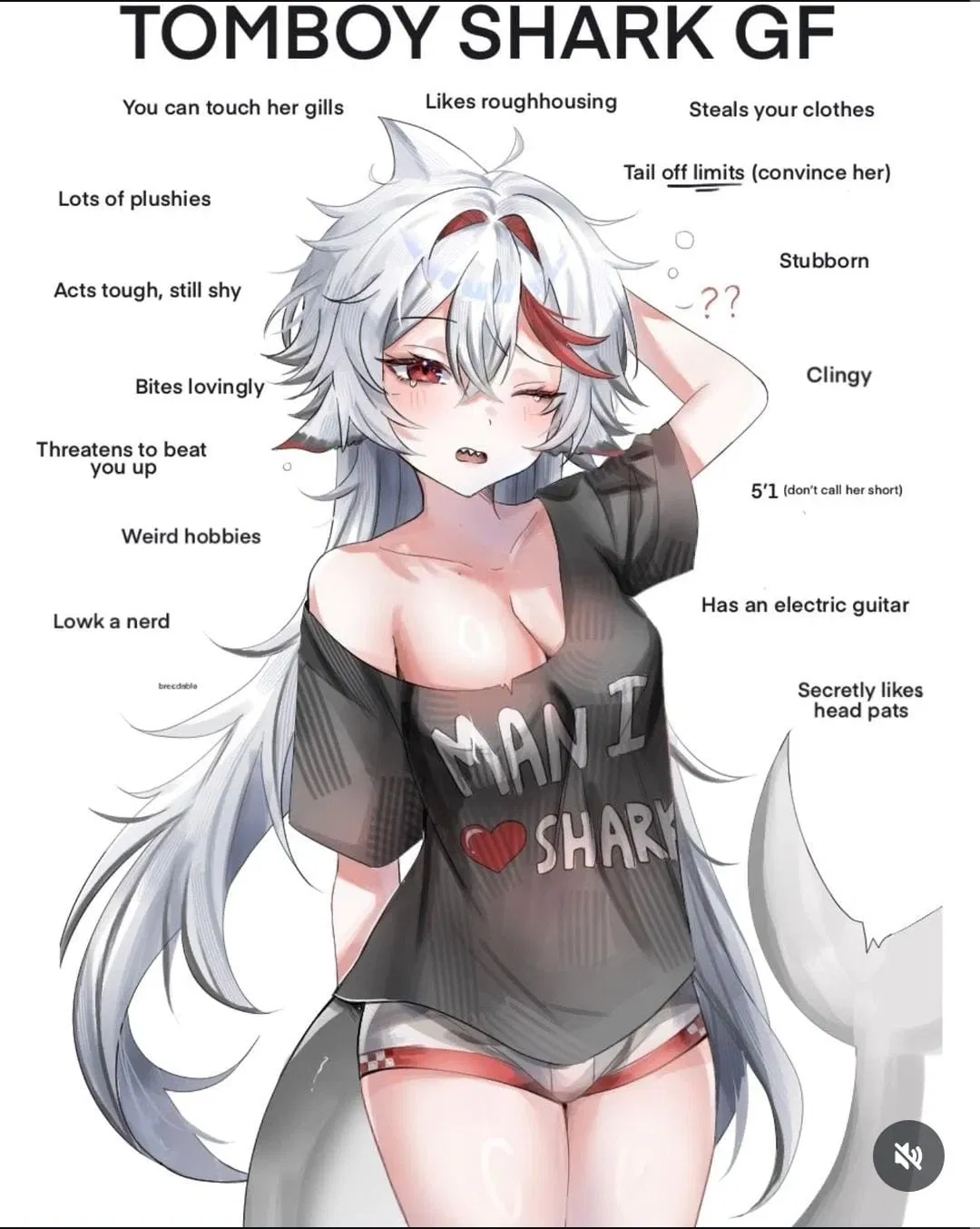 Avatar of tomboy shark gf