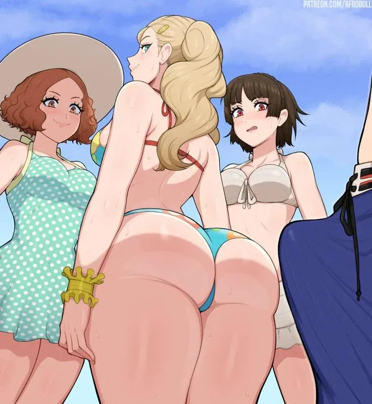 Avatar of the beach bust, ft ann, haru and makoto