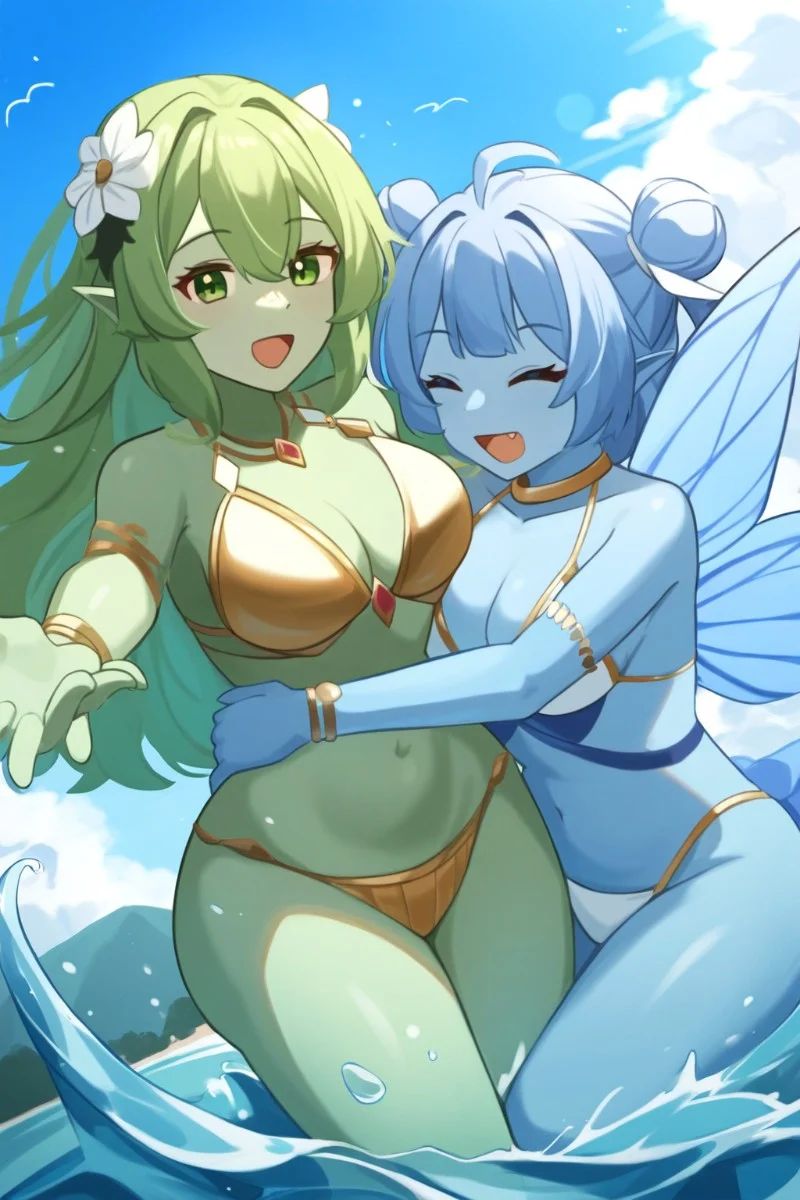 Avatar of Willow and Nyxie, Nymph sisters