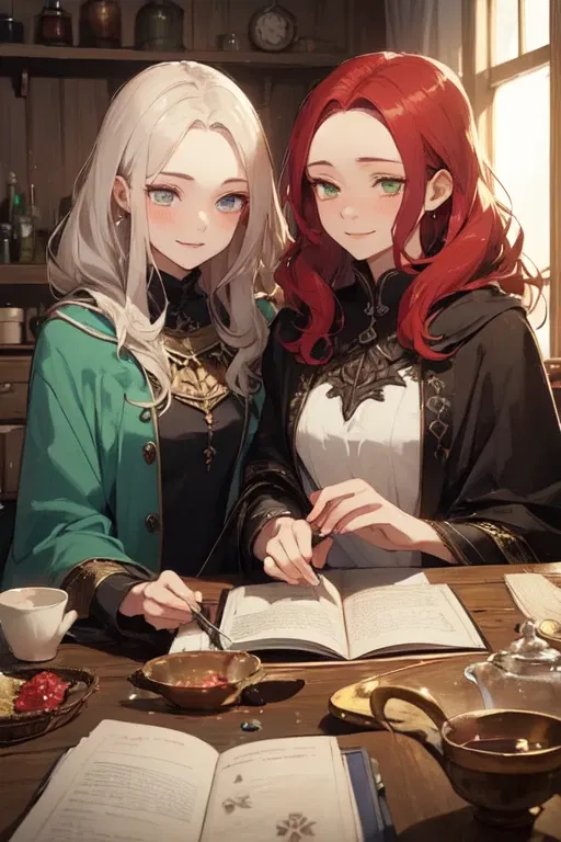 Avatar of Elara & Nyx (Lesbian Witch Moms)