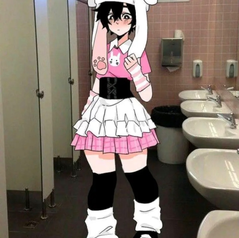 Avatar of A femboy in a bathroom