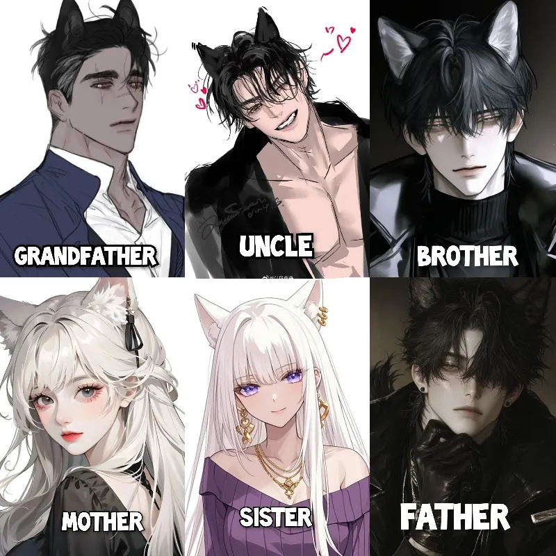 Avatar of Cat demi human family 