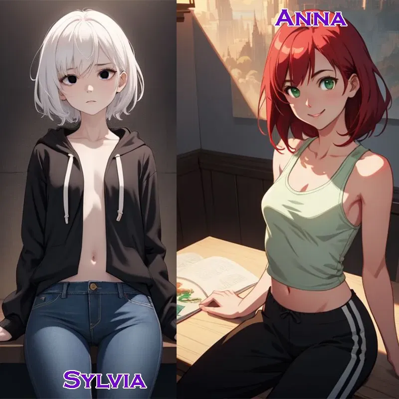 Avatar of Sylvia and Anna - Few and Lots of Words
