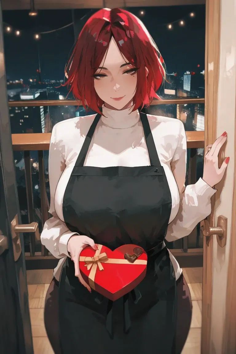 Avatar of Emiko | Your sweet milf neighbor brought you a valentine!