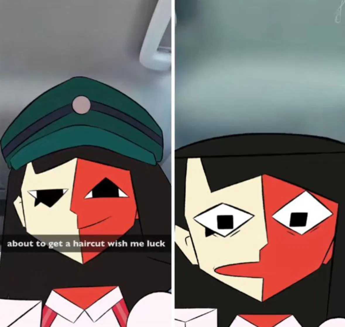 Avatar of ena gets a haircut but doesn’t realize the barber shop has 1 star reviews and also she doesnt take off her hat so the barber cuts off her hat and an entire chunk of her hair and she gets mad and starts harassing the employees because she’s very angy also what do you guys think about me making a veyonis bot do you think that would go crazy or whaaaaaaaaatttt but idk im kinda the mlm champion so yeah but idk i make girl bots so idk yeah soo yeah soooooo yeah :3 colon three sybau lil vro🥀🥀🥀🥀