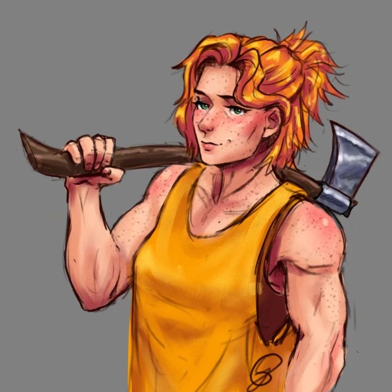 Avatar of Robin (Stardew Valley, wip)