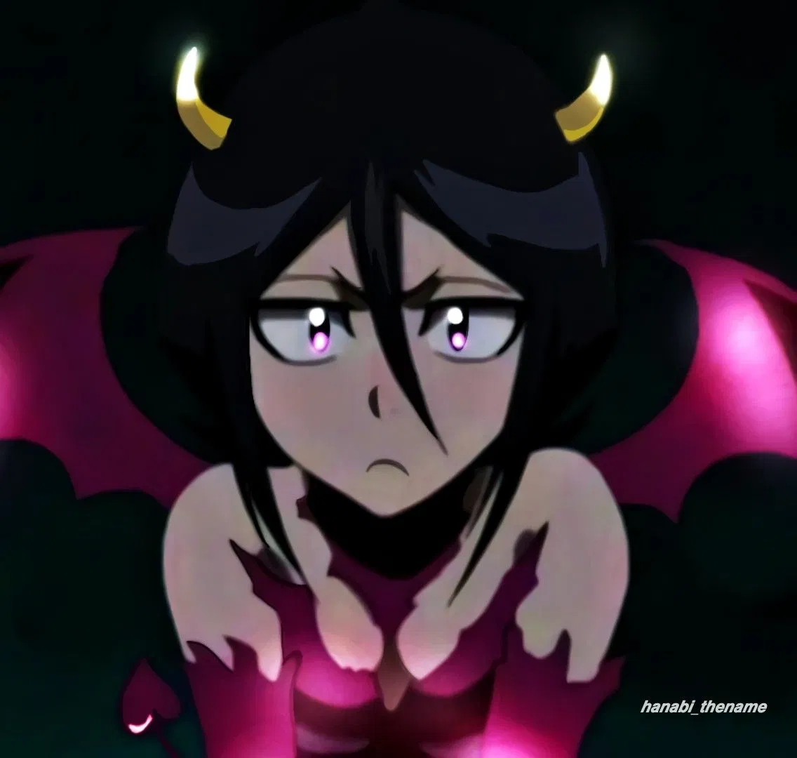 Avatar of Rukia Kuchiki but she is a demon
