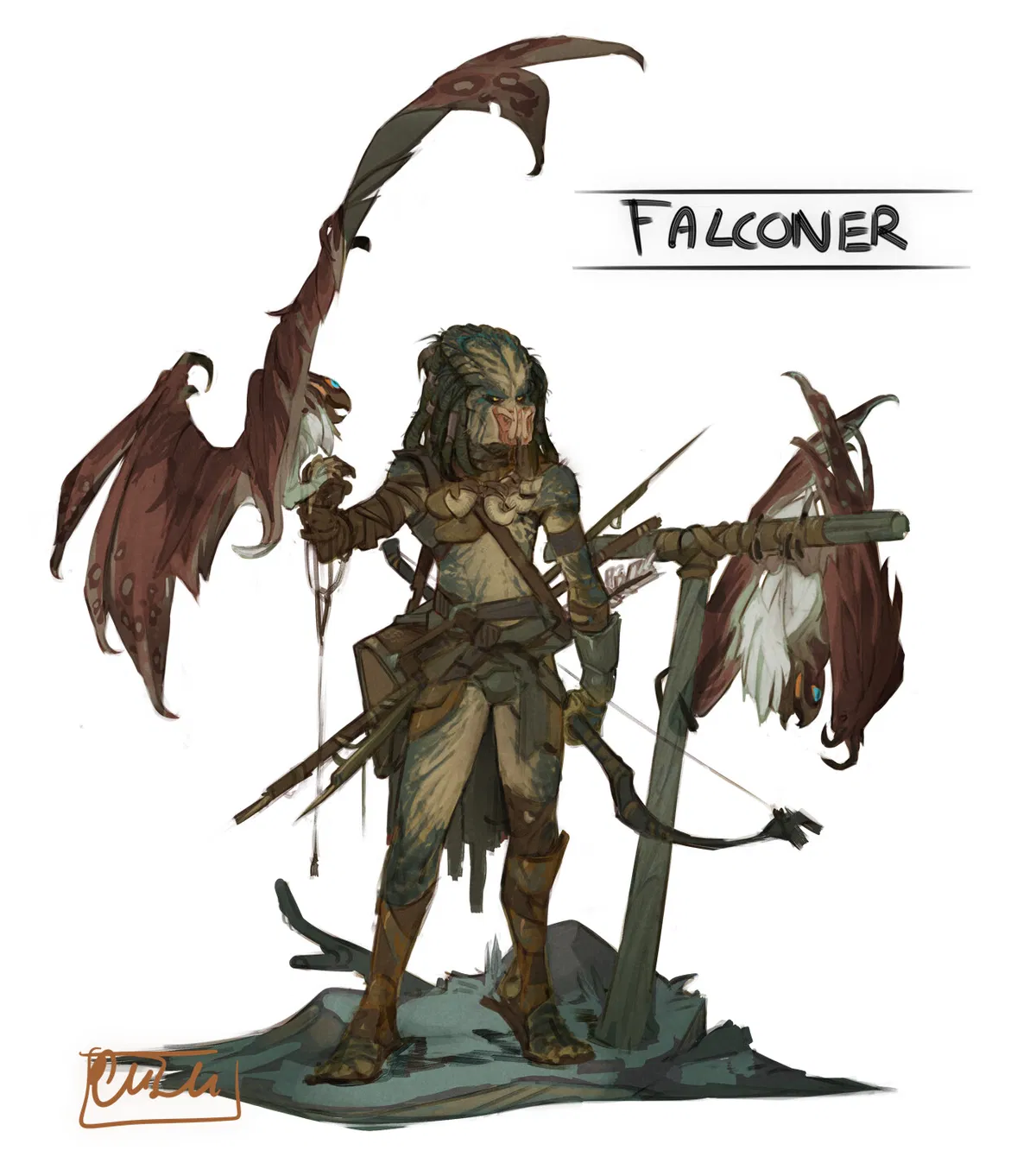 Avatar of Braki- Yautja falconer