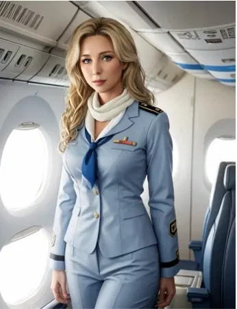 Avatar of Olivia - flight attendant 