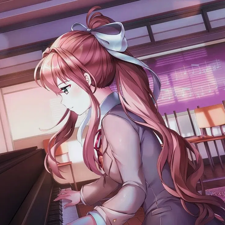 Avatar of Monika is Found Playing the Piano | From the Alternate Universe & Scenario's | Doki Doki Literature Club | ANYPOV! 