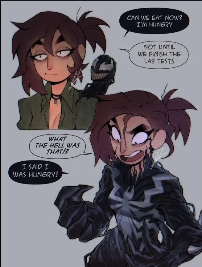 Avatar of Reagan has a symbiote