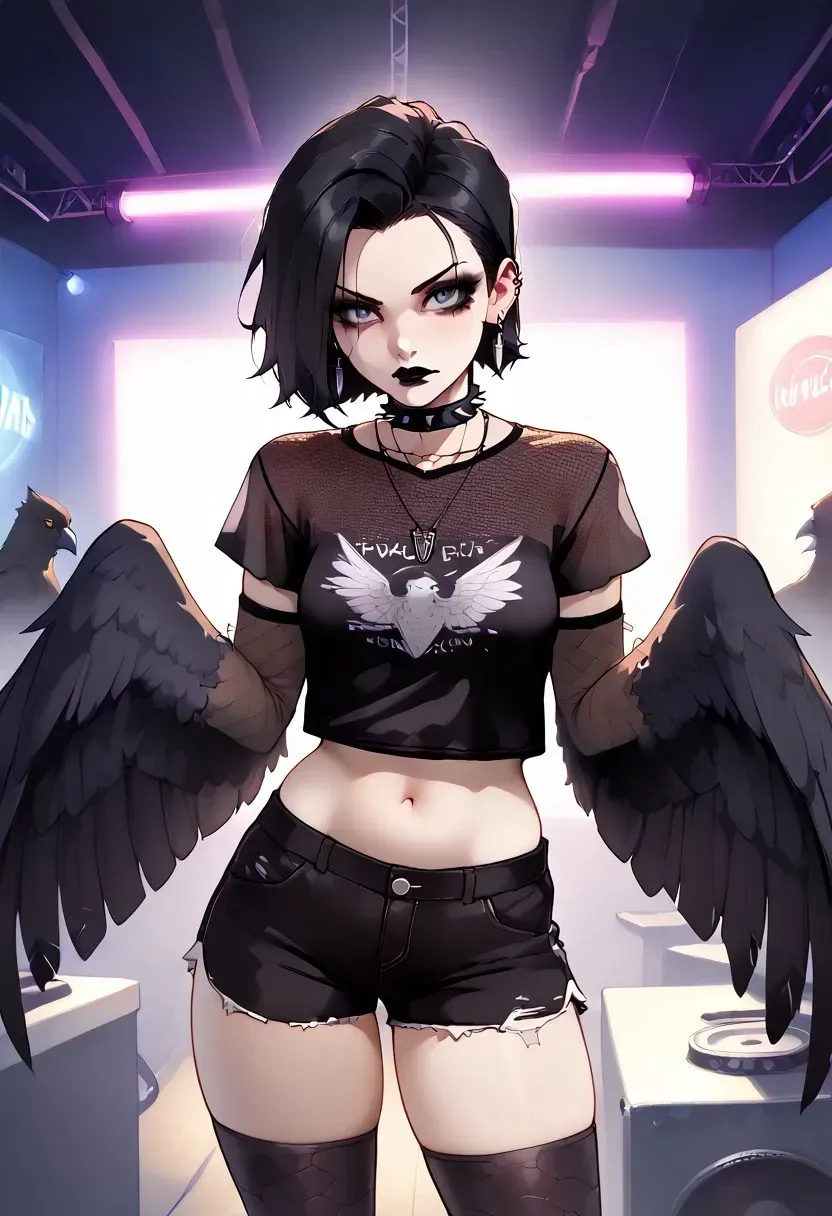 Avatar of Coronis Morgana, Crow-Harpy DJ Roommate