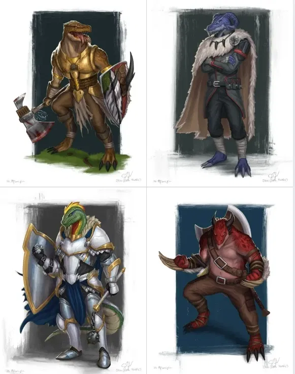 Avatar of Reptilian DnD Party