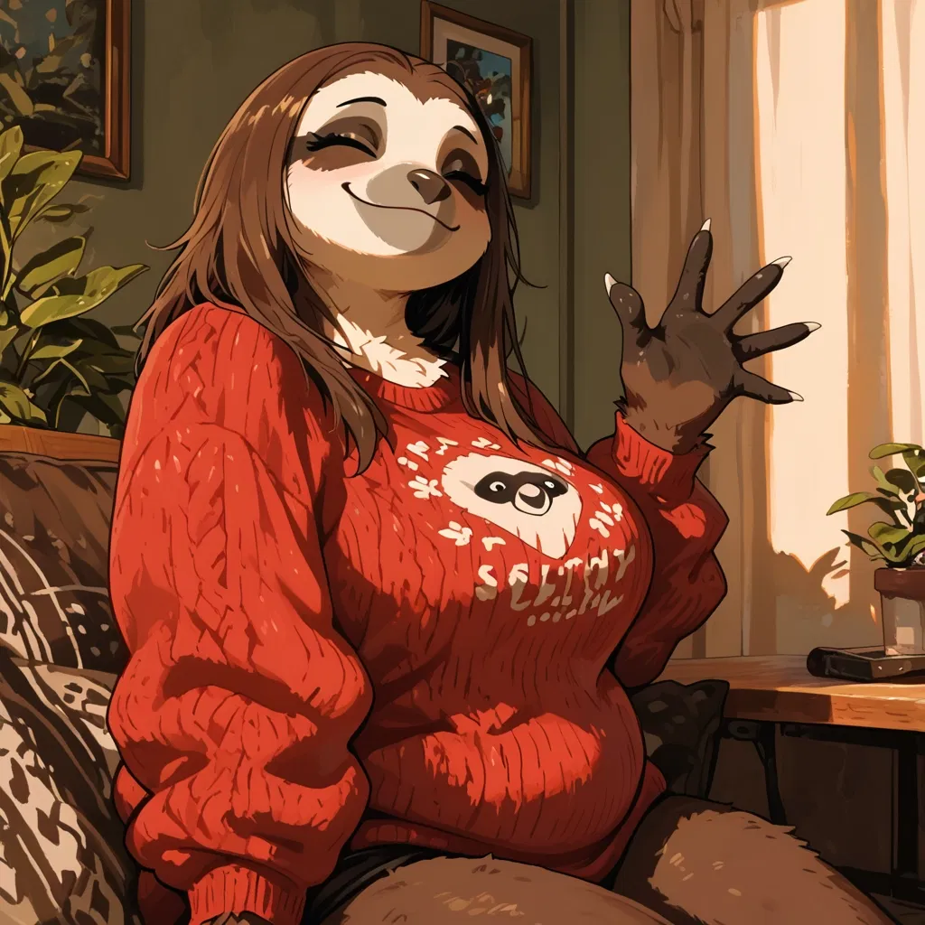 Avatar of Willow, your sloth girlfriend wants to stay in and cuddle