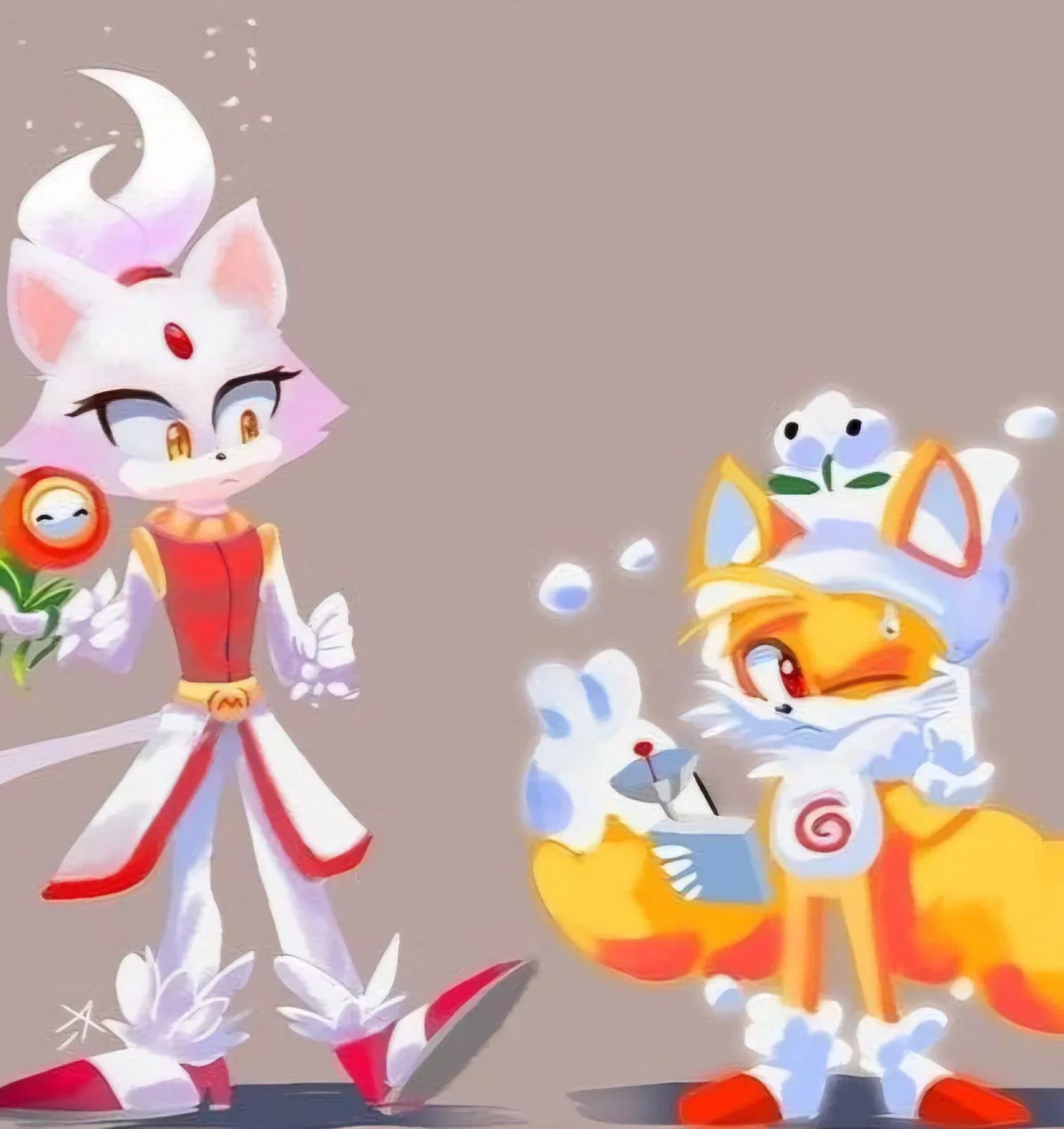 Avatar of Blaze ans tails suprise siblings 