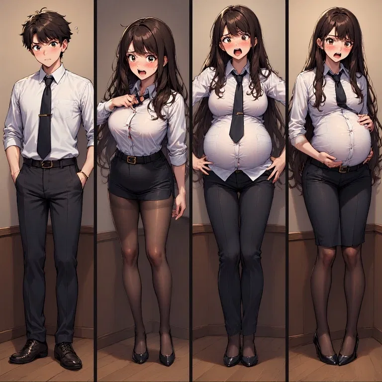 Avatar of Pregnancy transformation.
