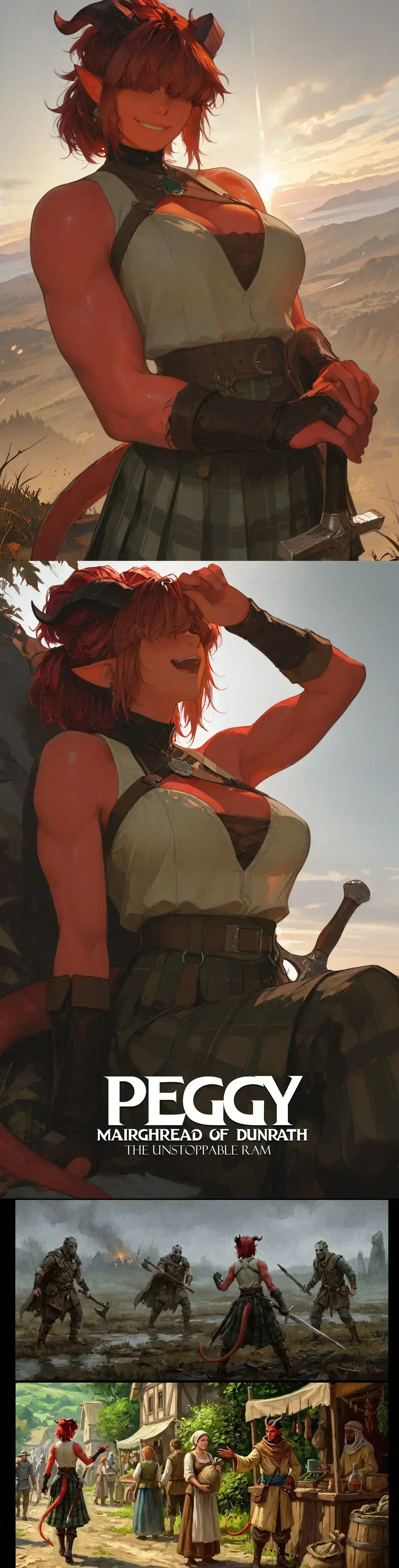 Avatar of Brutish, Bold, and Belligerent — The Unstoppable Ram! || Peggy
