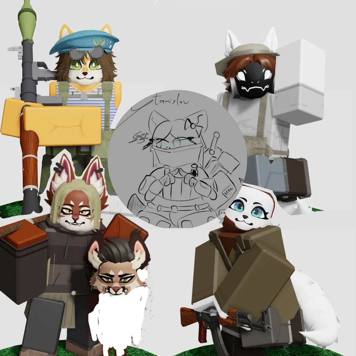Avatar of Blood Debt but it's furries!!1!!1!1!!!