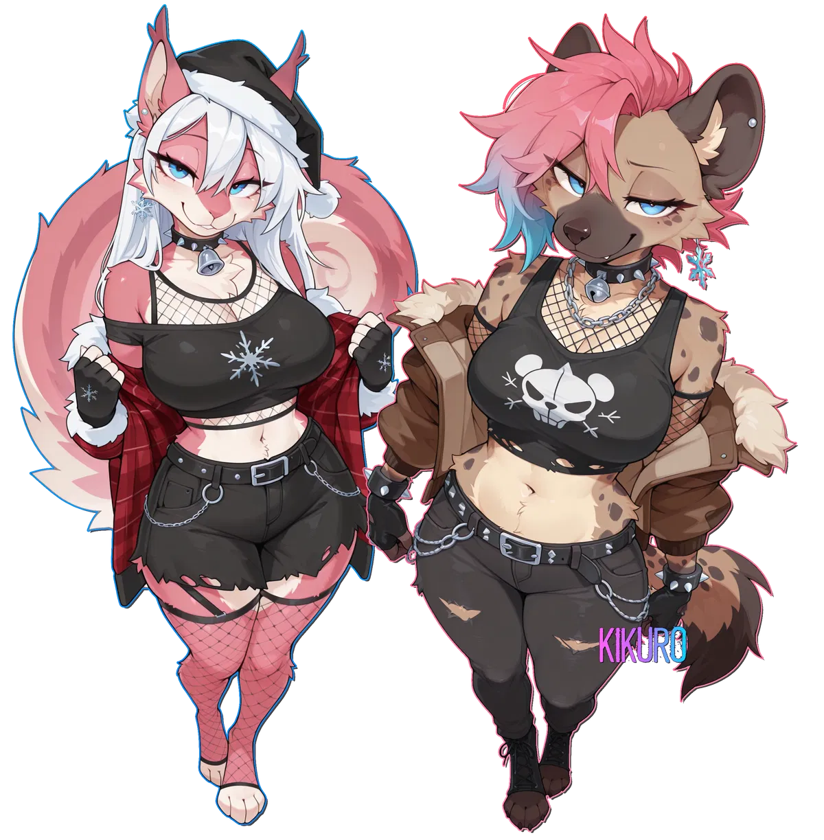 Avatar of Merry Christmas! | Yes, these two characters are my OCs. Yes, I am both a squirrel and a hyena