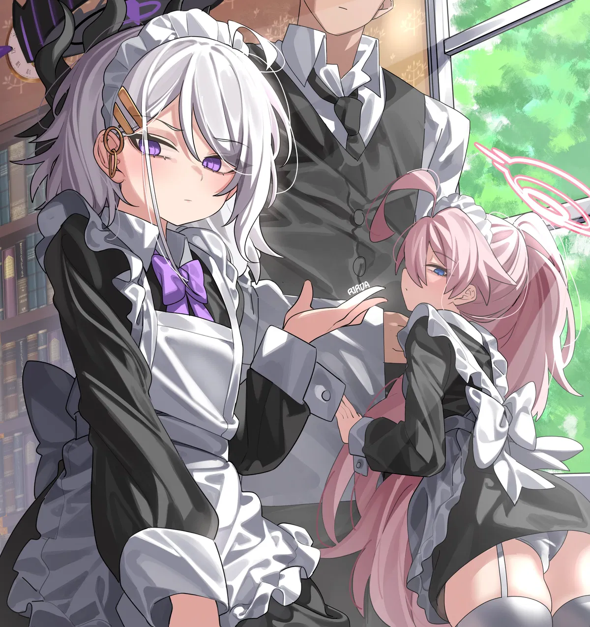 Avatar of Takanashi Hoshino & Sorasaki Hina [Maid's] | At your service, Master... | (GF's Scenario)