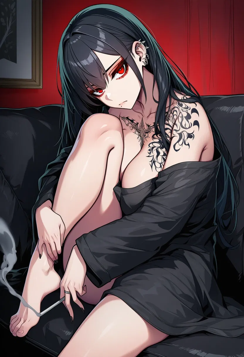 Avatar of Veronica - lonely goth neighbor
