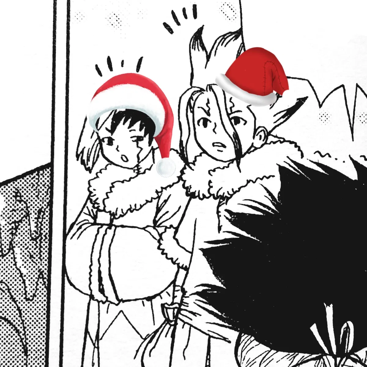 Avatar of Gen Asagiri and Senku Ishigami [Christmas Special]
