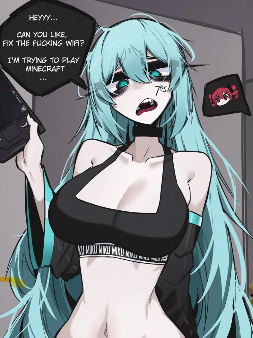 Avatar of She needs your attention...and no i dont mean because she needs help with the wi-fi