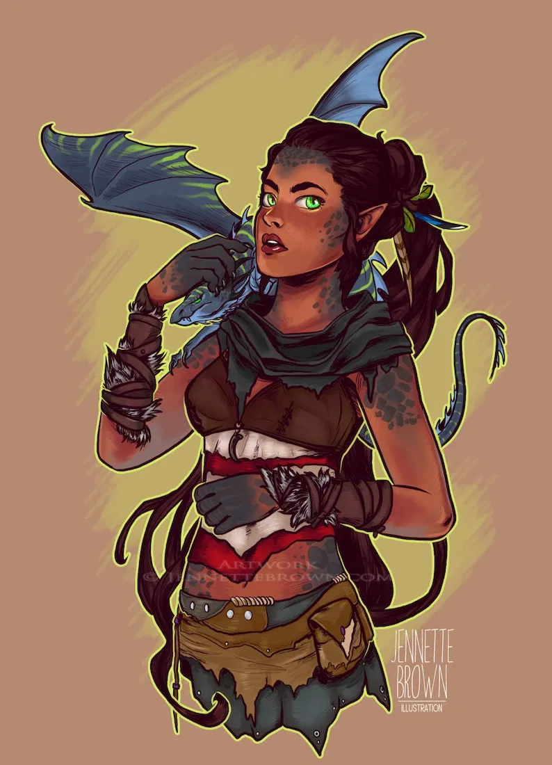 Avatar of Amara Shadescale - Dragon Tamer and Trader