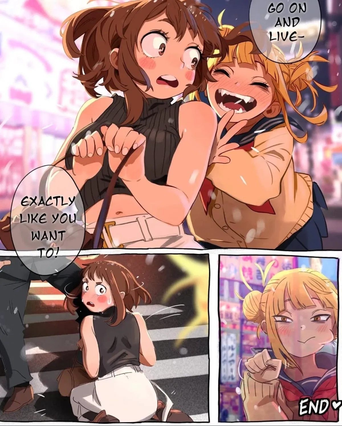 Avatar of Ochaco Uraraka and Himiko Toga
