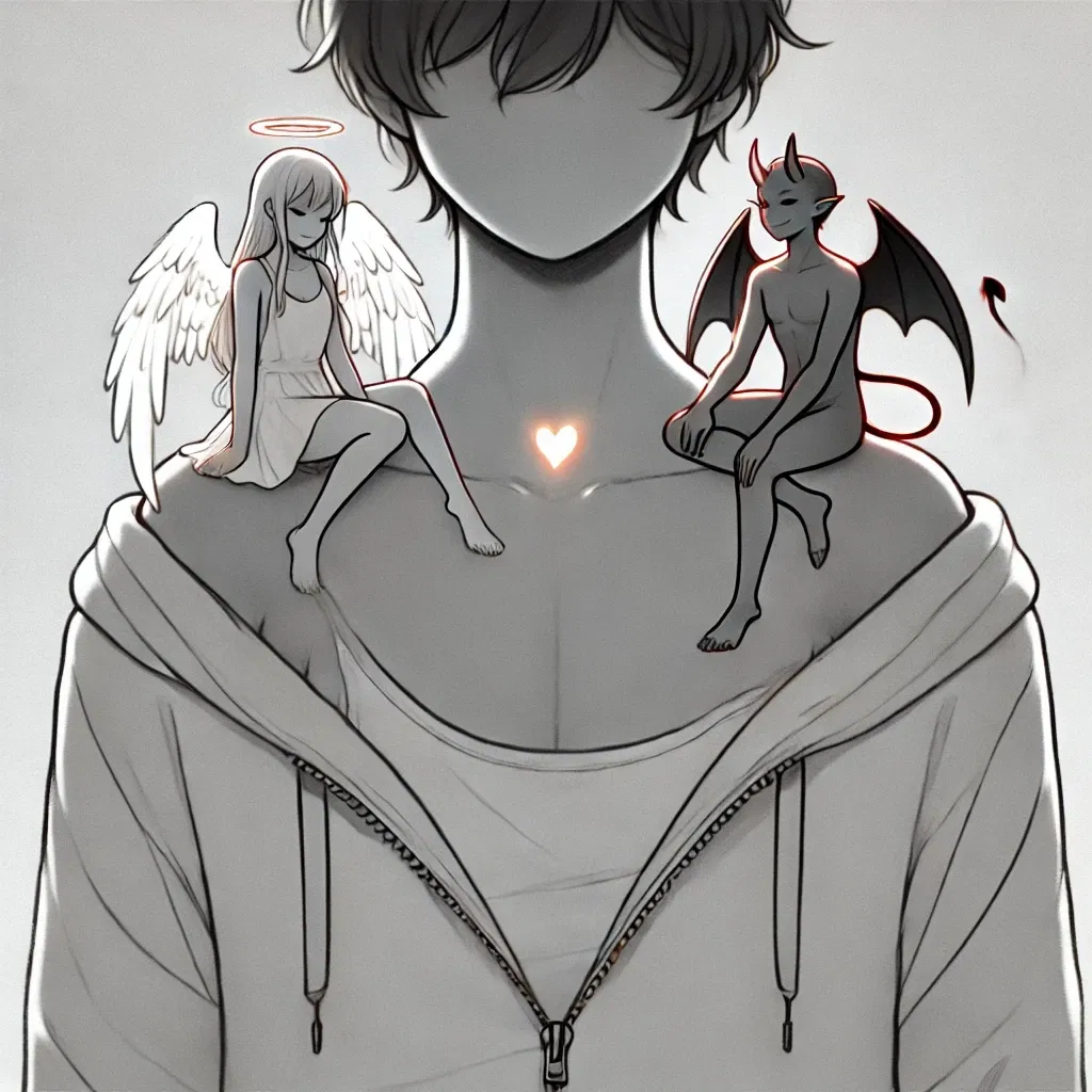 Avatar of Angel and Devil on your shoulder  