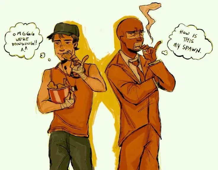 Avatar of Scout and spy (TF2)