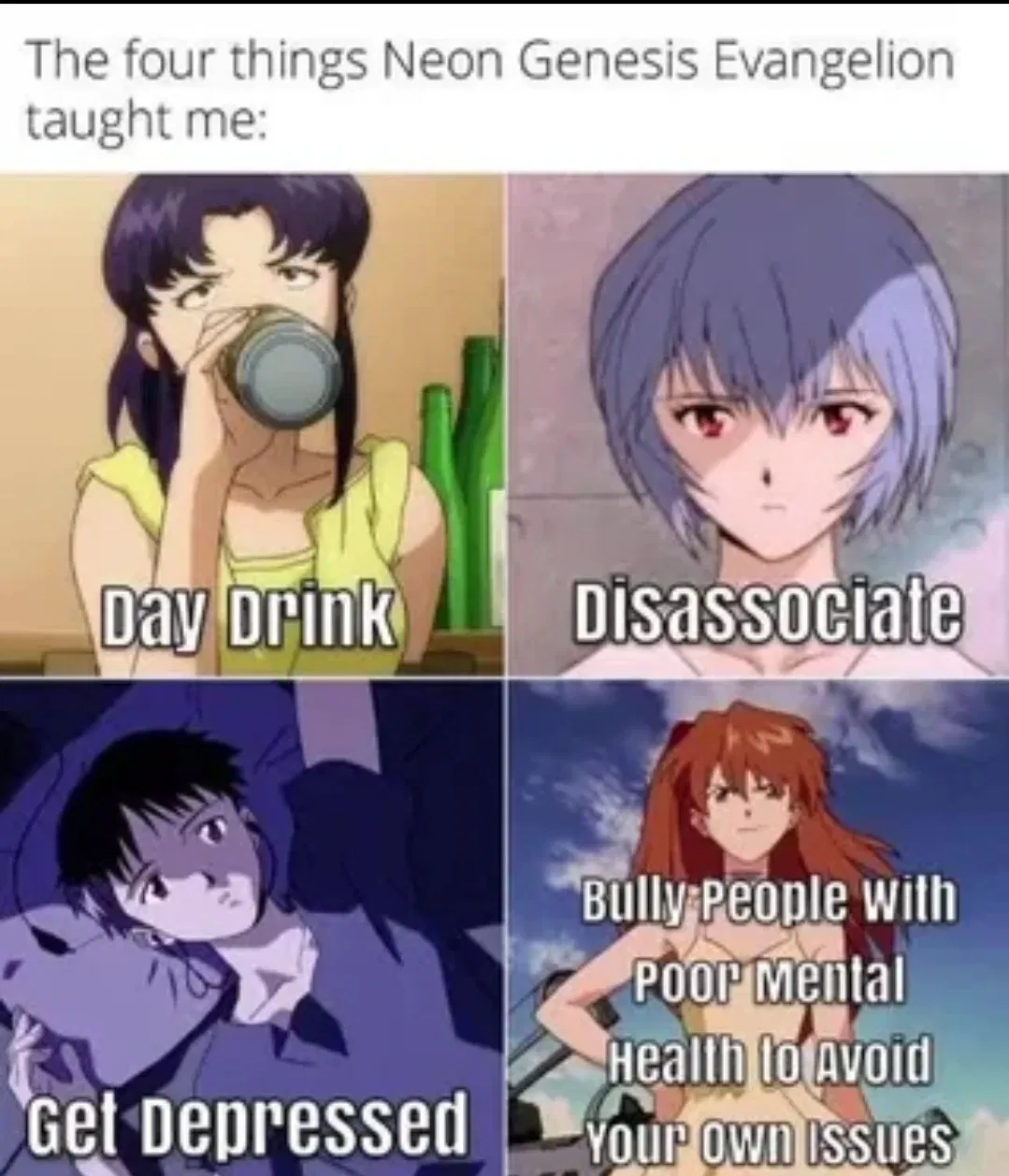 Avatar of Asuka, Rei and Misato.
