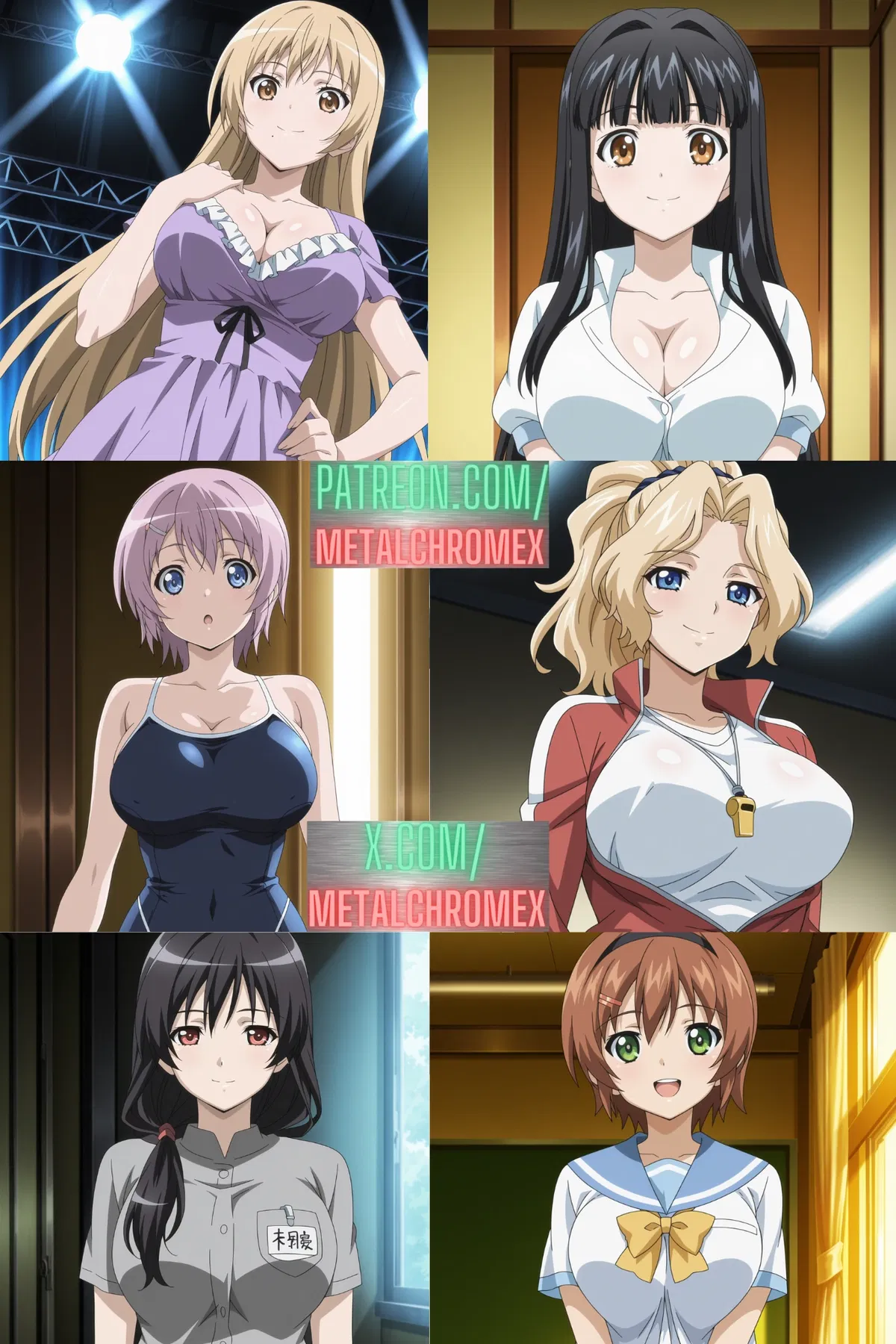Avatar of Cross Mix Corruption (Urara, Riko, Anna, Asuka, Kaho, Kaori)