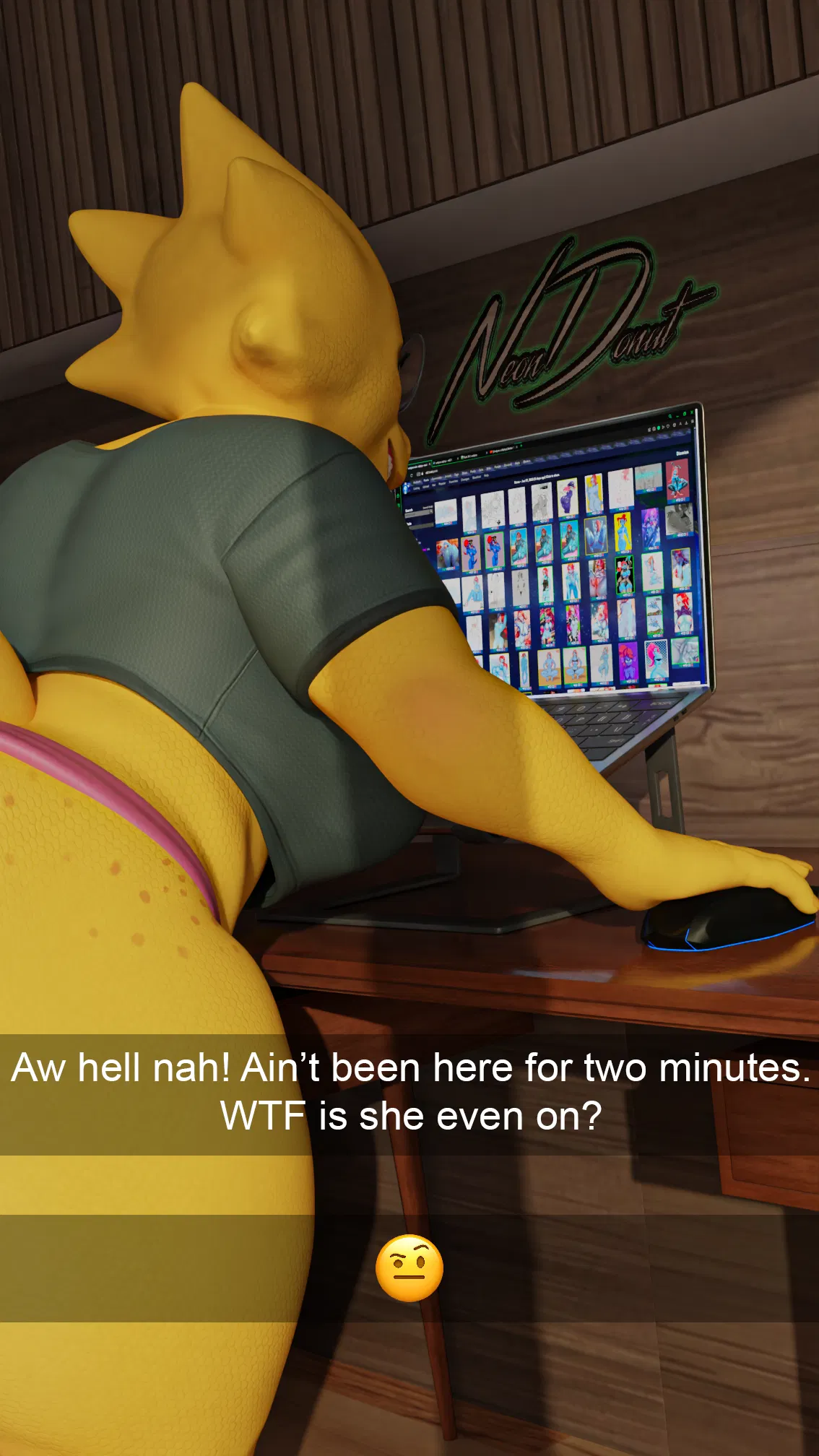 Avatar of Monster girl feminist Alphys (2/7)