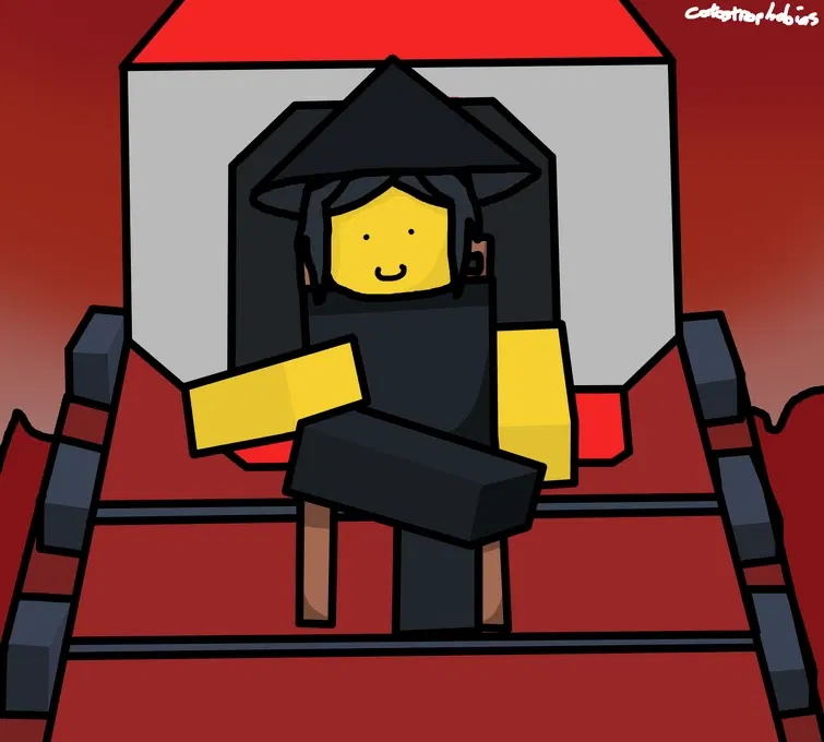 Avatar of Katana battler from Roblox's The Battle Bricks