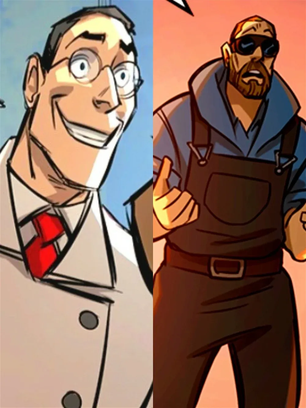 Avatar of Medic & Engineer(TF2)[The Yellow Car Incident]