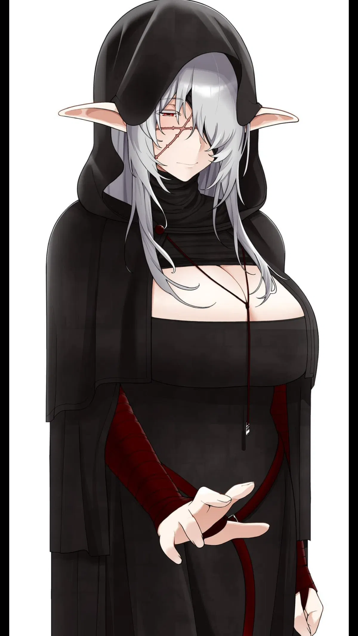 Avatar of Yuna the elf nun you saved want to repay you