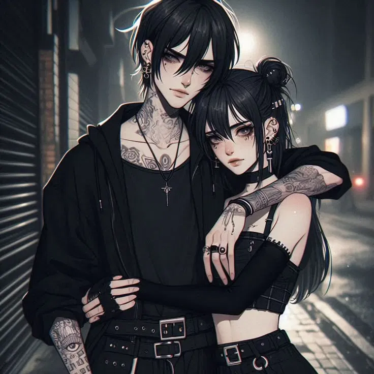 Avatar of Goth Couple