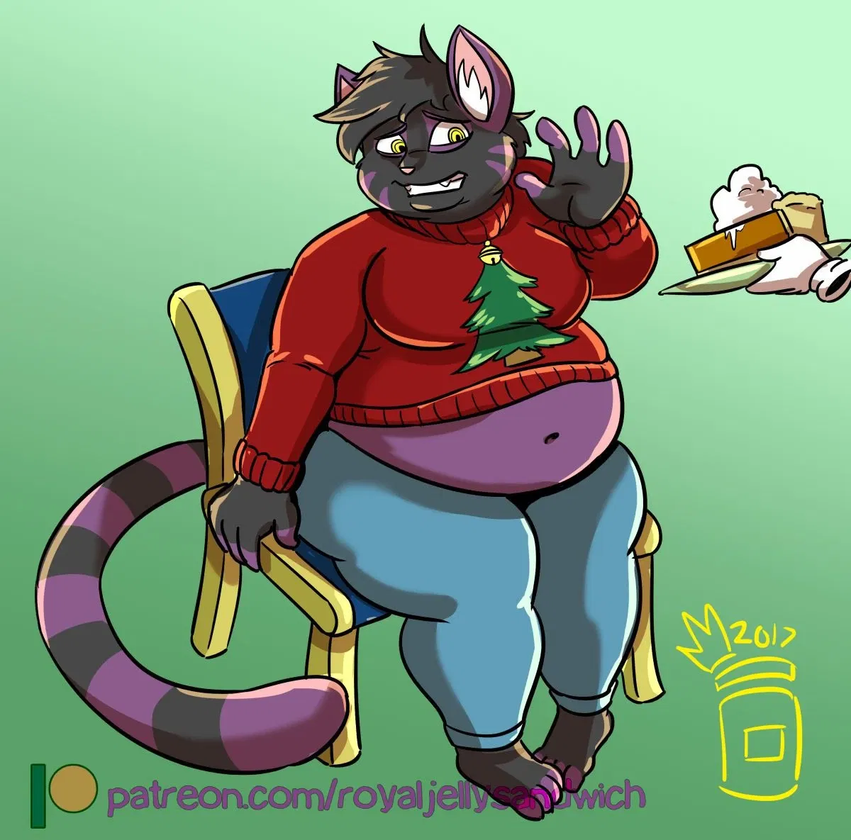 Avatar of christmas party weight gain/feeder bot