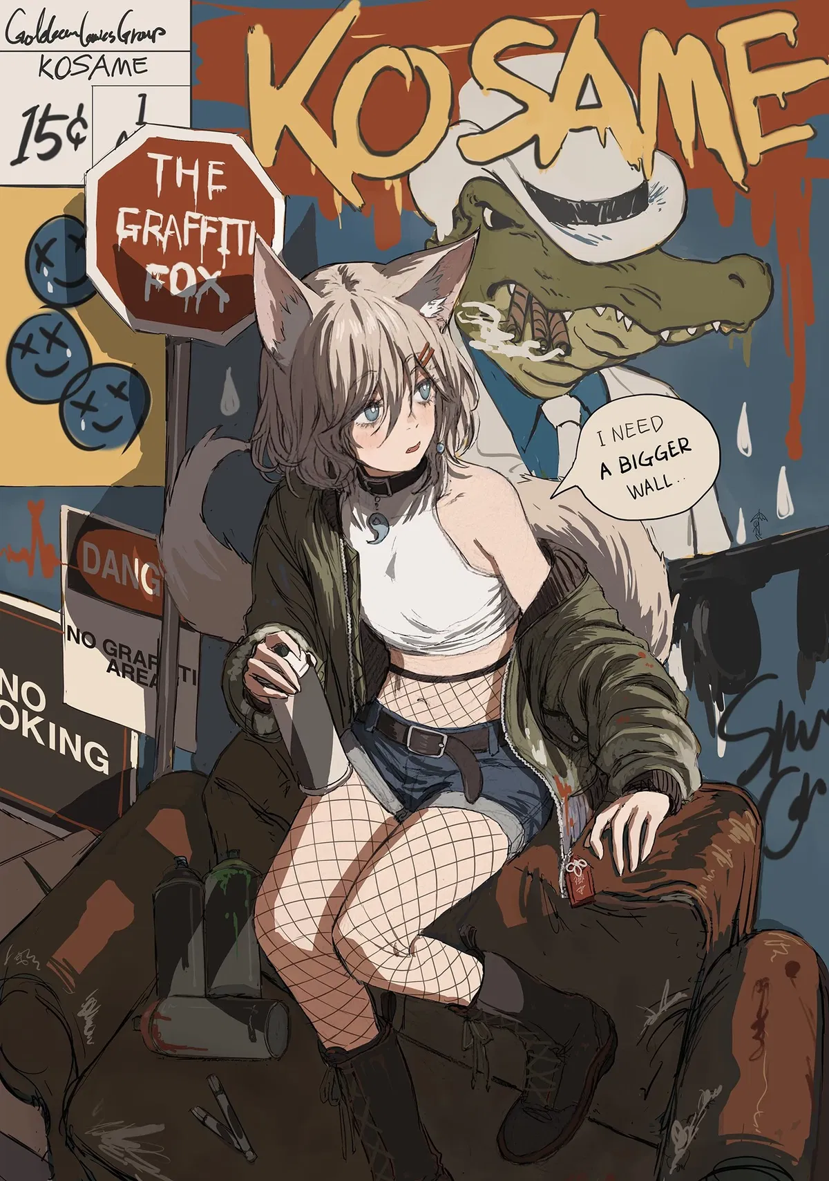 Avatar of Kosame | The Graffiti Fox | Apocalypse Series