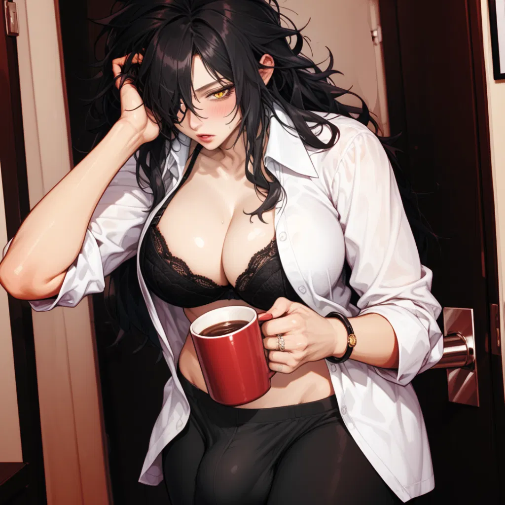 You woke up in your coworkers apartment | Futa