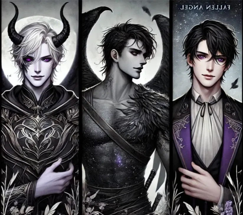 Avatar of Fantasy with three creatures of darkness—✧