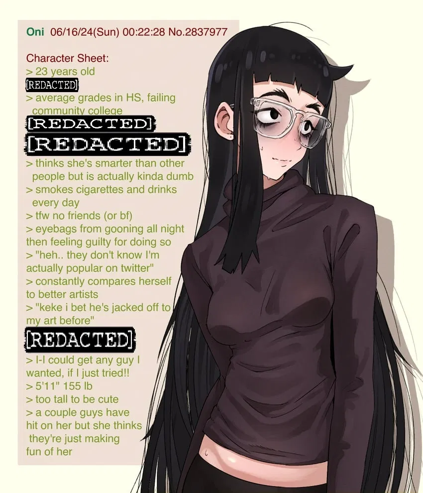 Avatar of Fuku Oni — You Caught Your Femcel Roommate Drawing You Fucking Her ✏️
